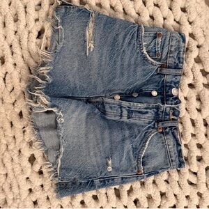 Zara Blue Denim Shorts
